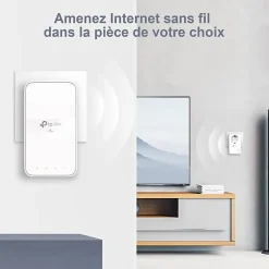 Kit 2x CPL AV1000 Gigabit WiFi AC1200 avec prise gigogne TP-Link