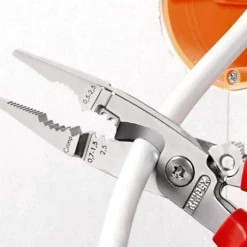 Knipex 13 82 200 Pince multifonction 200 mm, dénudage jusqu'à 50 mm², 0 AWG