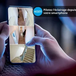 KOZii - Caméra connectée KOZII HD 720p avec Détecteur de mouvement intégré - KCAM720