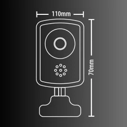 KOZii - Caméra connectée KOZII HD 720p avec Détecteur de mouvement intégré - KCAM720
