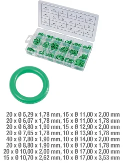 KS Tools - 970.0340 - Assortiment de joints toriques pour climatisation HNBR, 270 pcs