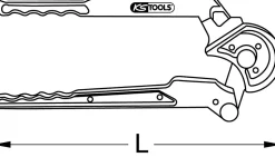 KS Tools - 122.0014 - Pince à cintrer ALU, diamètre 14 mm