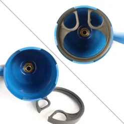 Lampe a souder Coque Acier allumage piezo + 8 Cartouches de gaz 190gr STOP GAZ Perçables KEMPER