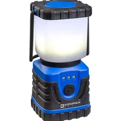 Lampe de camping Torche LED Autonomie 4H Faisceau 80m 30 Lumens IP54 KEMPER