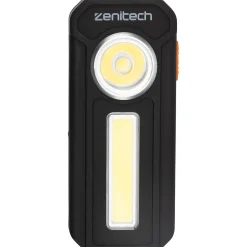 Lampe de poche LED/COB - 300lm - avec piles - Zenitech