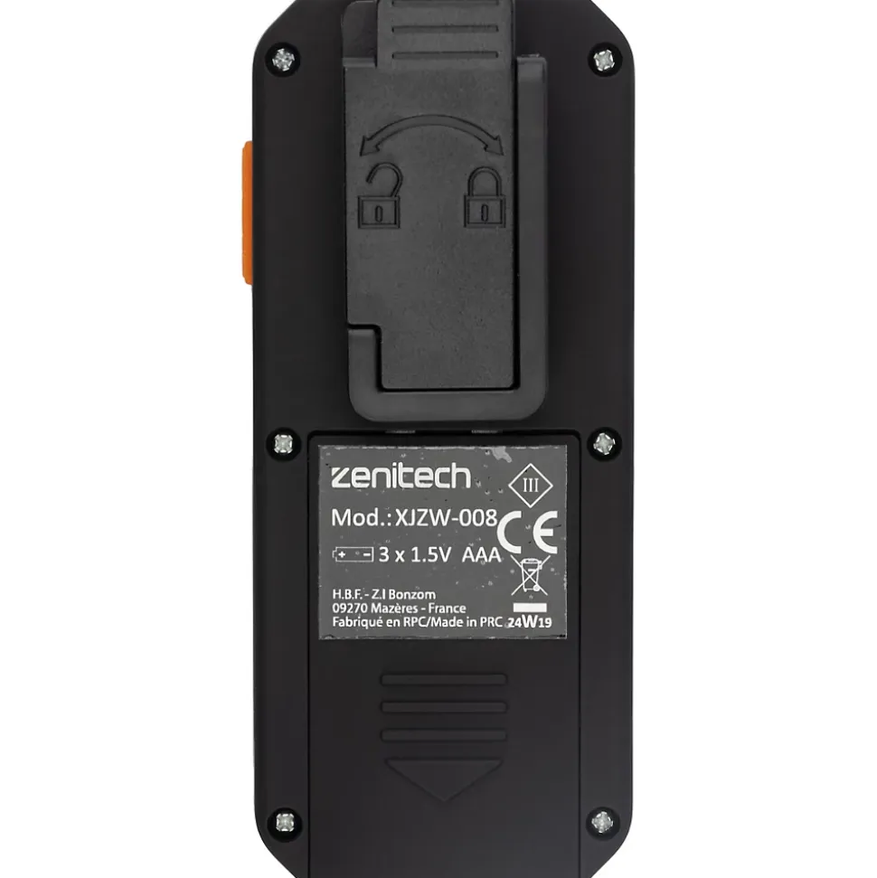 Lampe de poche LED/COB - 300lm - avec piles - Zenitech