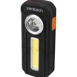 Lampe de poche LED/COB - 300lm - avec piles - Zenitech