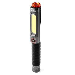 Lampe de Poche Pro+ NEBO - LED COB Rechargeable - 600 Lumens - Aluminium Noir - IP67