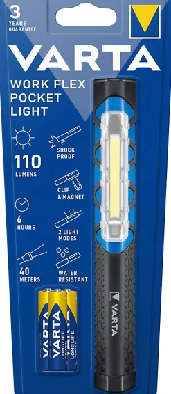 Lampe de poche Varta Work Flex light 110 lumens