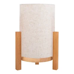 Lampe de table à accu MATILDA H 32cm beige naturel LED intégrée intensité variable capteur tactile