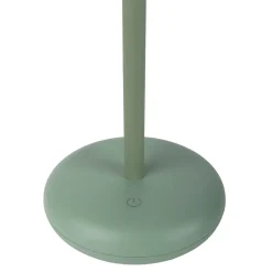 Lampe de table à accu PASI intérieur extérieur métal plastique menthe intensité variable tactile fonction mémoire hauteur 26cm
