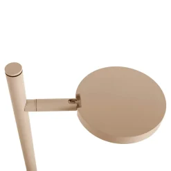 Lampe de table LED rechargeable LUPA 45cm aluminium Frosted Almonds plastique blanc LED variable capteur tactile hauteur 45cm