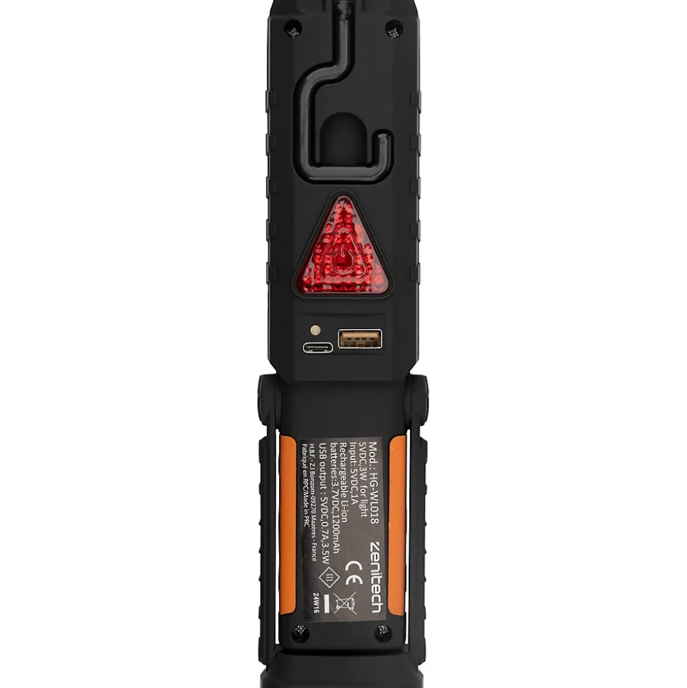 Lampe de travail rechargeable LED 200lm - Zenitech
