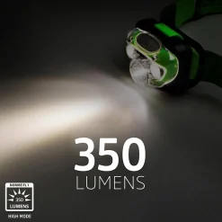 Lampe fontale Energizer Hard Case professionnel vision HD vert 350 lumens