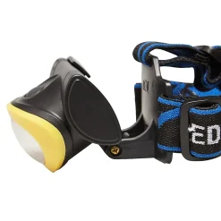 Lampe frontale LED 80 lumens Diall autonomie 6h fonctionne avec 3 piles AAA (LR03)
