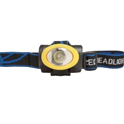 Lampe frontale LED 80 lumens Diall autonomie 6h fonctionne avec 3 piles AAA (LR03)