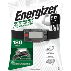 Lampe frontale LED 180 lumens Energizer EHLMUL autonomie 4h fonctionne par recharge USB