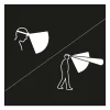 Lampe frontale étanche - PETZL - ARIA 2 - 450 lumens - 3 piles AAA/LR03 incluses - Noir