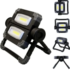 Lampe Projecteur FISHTEC Portable sans Fil LED Orientable 360