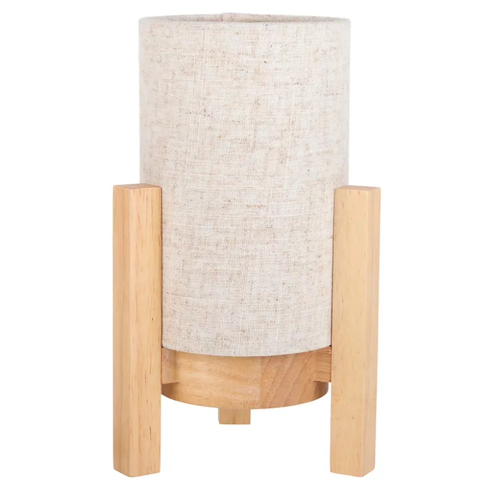 Lampe table accu MADITA H 25cm blanc naturel LED intégrée intensité variable capteur tactile