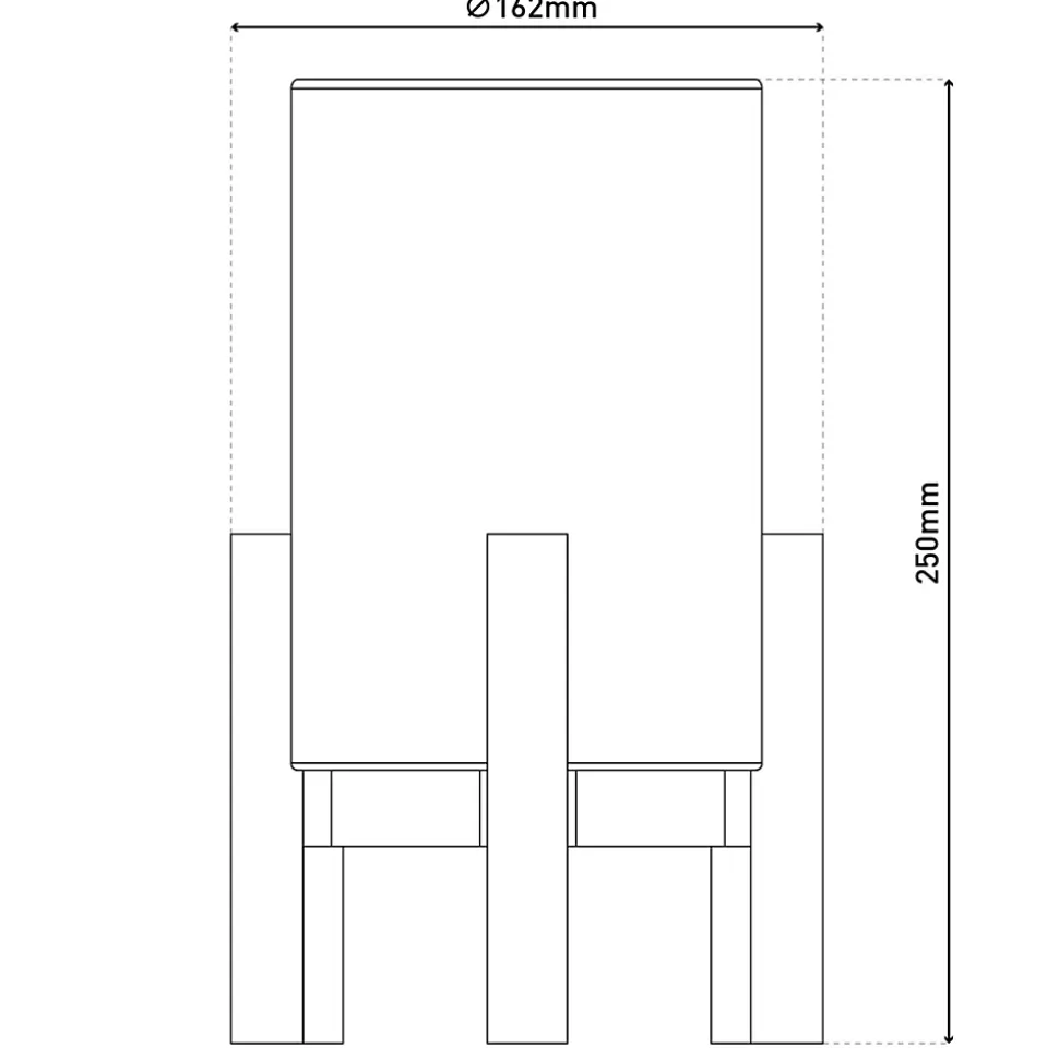 Lampe table accu MADITA H 25cm blanc naturel LED intégrée intensité variable capteur tactile