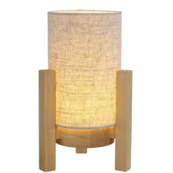 Lampe table accu MADITA H 25cm blanc naturel LED intégrée intensité variable capteur tactile