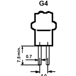 Lampe TOLEDO G4 1,9W 200lm 827 L 45mm - SYLVANIA - 29654