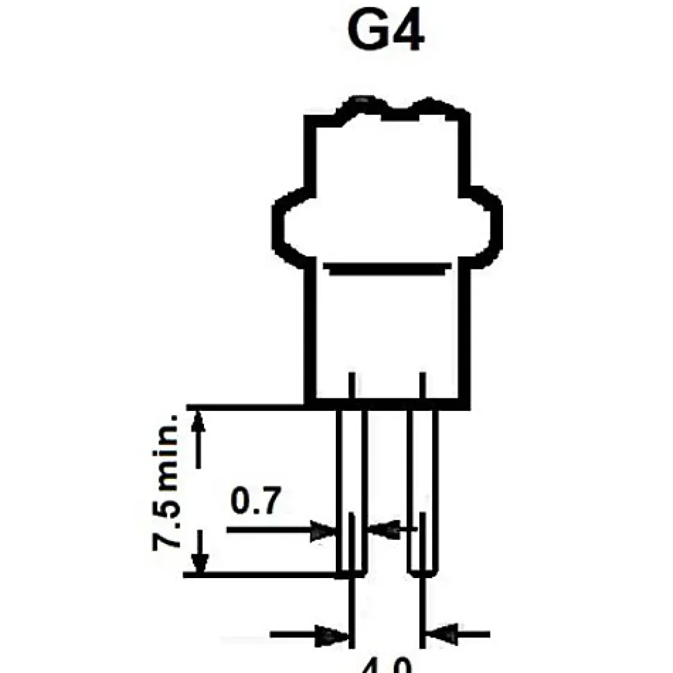 Lampe TOLEDO G4 1,9W 200lm 827 L 45mm - SYLVANIA - 29654