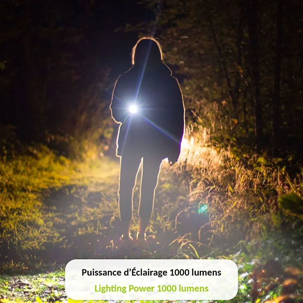 Lampe Torche FISHTEC LED + 1000 Lumens