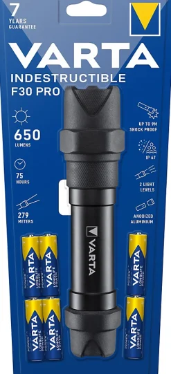 Lampe torche indestructible Varta F30 pro 650 lumens