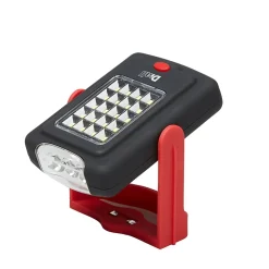 Lampe torche LED 2 fonctions Diall 220 lumens rouge
