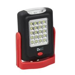 Lampe torche LED 2 fonctions Diall 220 lumens rouge