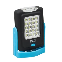 Lampe torche LED 2 fonctions Diall 220 lumens bleu