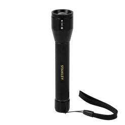 Lampe torche LED 150 lumens Stanley SL‑65425 autonomie 2h fonctionne avec 2 piles AA (LR6)