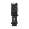 Lampe torche LED 60 lumens Diall autonomie 1h30 fonctionne avec 1 pile AA (LR6)