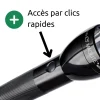Lampe torche LED ML300L - IPX4 - 2 piles type D - 487 lumens - 23.1cm - Noir - Maglite