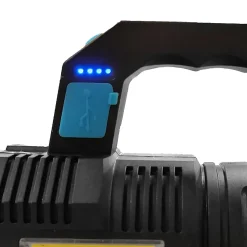 Lampe torche portable 200 Lumens, rechargeable USB, norme IP 44