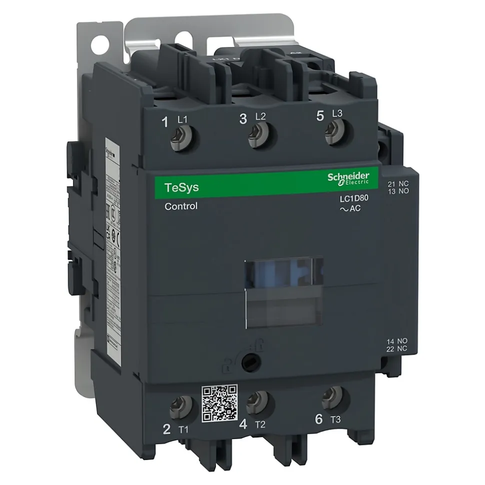 Lc1d80p7 Schneider - Contacteur Tripolaire - 3no - 80a - Bobine 230vca - Vis étrier - Tesys Lc1d80