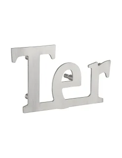 Lettre Ter à visser, inox, H.80mm - THIRARD