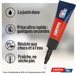 Liquide dose Loctite SG-3P 1g 3 pièces