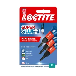 Liquide dose Loctite SG-3P 1g 3 pièces