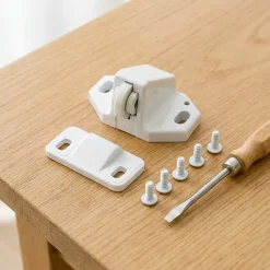 Loqueteau à rouleau blanc Diall vendu par 2