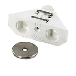Loqueteau blanc 4 kg entraxe 22 mm Diall