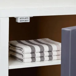 Loqueteau blanc 4 kg entraxe 34mm Diall vendu par 2