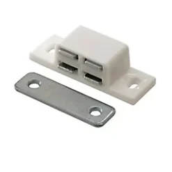Loqueteau blanc 4 kg entraxe 34mm Diall vendu par 2
