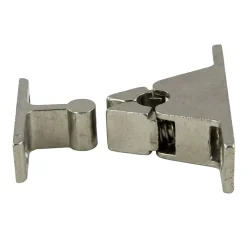 Loqueteau de meuble à pince Diall en Zamax entraxe 45 mm L.60 x l.30 mm