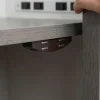 Loqueteau de meuble aimanté vendu par 2 Diall coloris marron entraxe 45 mm