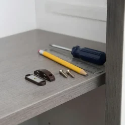 Loqueteau de meuble aimanté vendu par 2 Diall coloris marron entraxe 45 mm