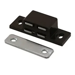 Loqueteau marron 4 kg entraxe 34mm Diall vendu par 2