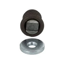 Loqueteau marron 4kg à encastrer Diall vendu par 2